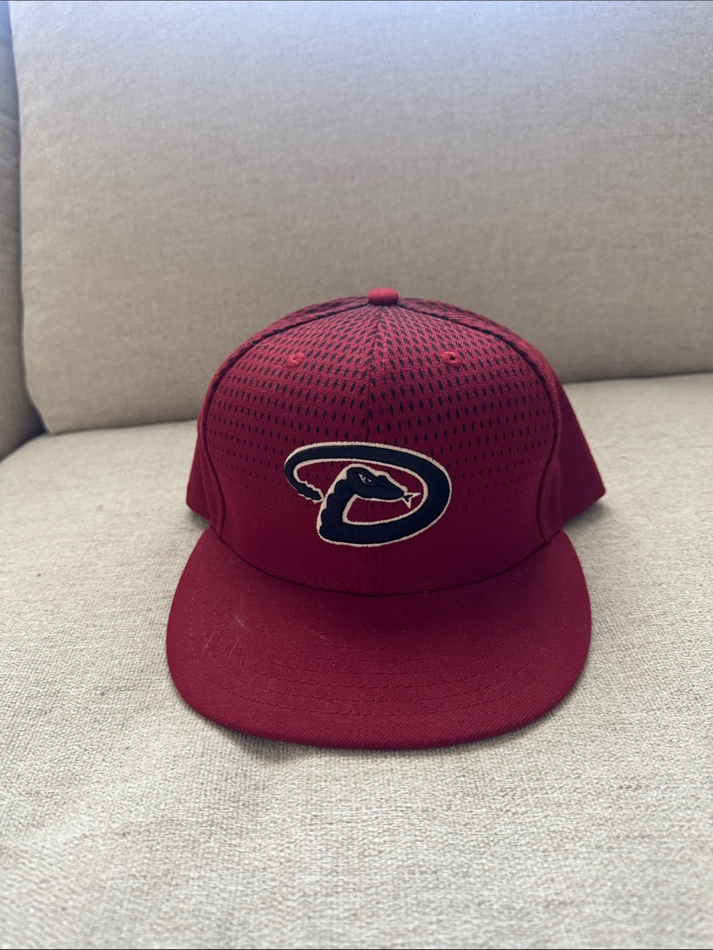 Arizona Diamondbacks Mesh Maroon Baseball Cap 71/4